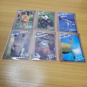 Vintage 1997 Purina C.A.R.E.S. Fund Animal Trading Cards Ralston Purina Company
